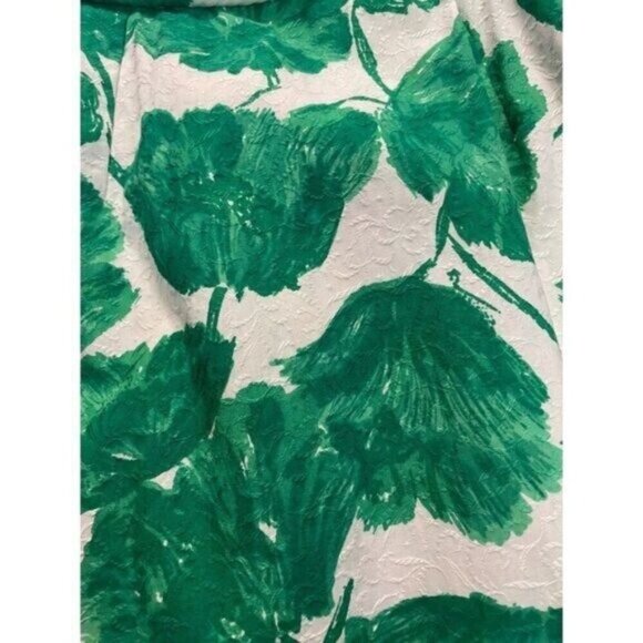 Vintage Henri Bendel Young Timers 1950's Green Floral Maxi Dress Fits 2 4 RARE - Picture 8 of 9